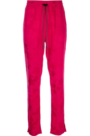 RTA Fiona floral-print cropped trousers