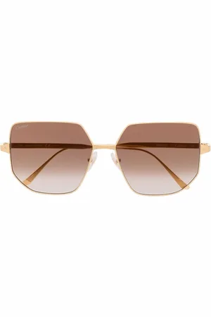 Cartier Geometric-frame gradient-lense sunglasses