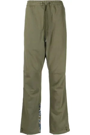 Maharishi Dragon-print cotton trousers