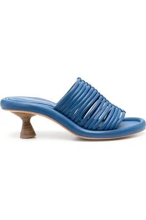 Paloma Barceló Cone-heel leather sandals