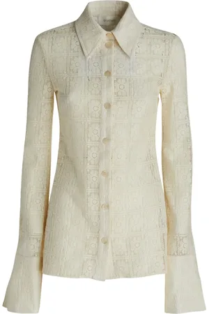 Sportmax Floral-lace shirt