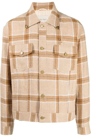 NICK FOUQUET Plaid-check print shirt jacket