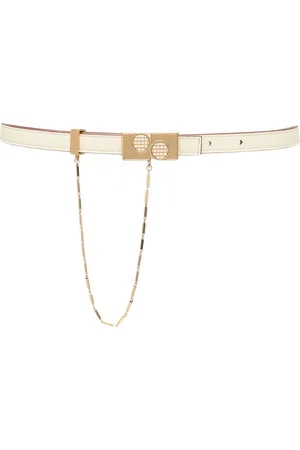 PORTS 1961 Chain-link leather belt