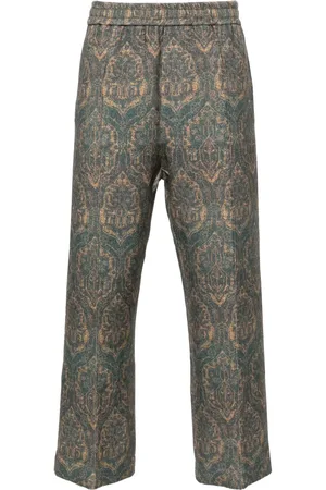 PIERRE-LOUIS MASCIA Graphic-print trousers