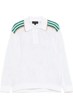 Lacoste Open-knit polo shirt