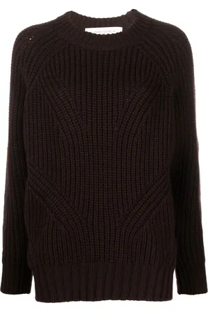 Golden Goose Elbow-patch ribbed-knit jumper