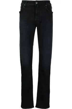 Jacob Cohen Logo-patch straight-leg jeans