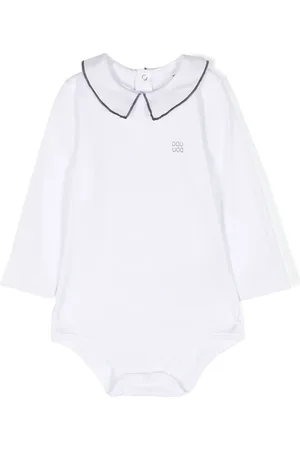 DOUUOD KIDS Logo-print long-sleeve body
