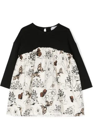 MONNALISA Floral-print cotton dress