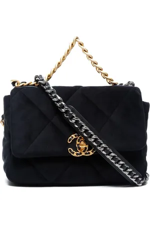 CHANEL 2020 CC velvet shoulder bag
