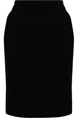 CHANEL 1990s buttoned short skirt