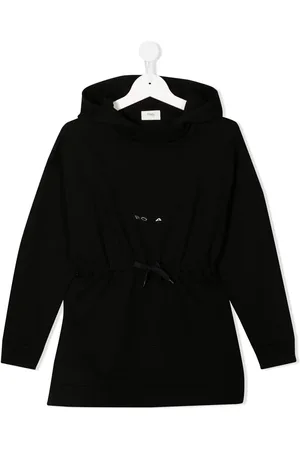 Fendi Metallic-logo drawstring hoodie