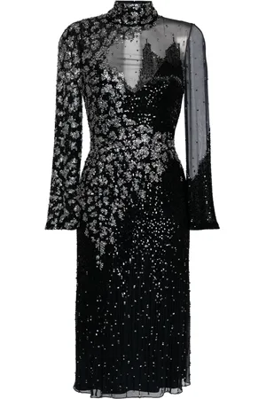 Jenny Packham Starman sequin-embellished midi dress