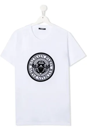 Balmain TEEN logo-print cotton T-shirt