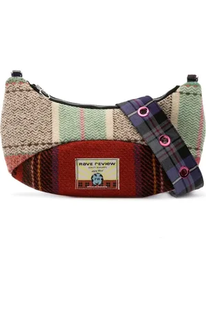 Rave Review Tartan-check wool shoulder bag