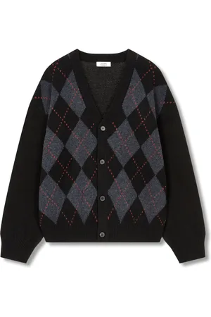 Studio Tomboy Argyle-pattern cardigan