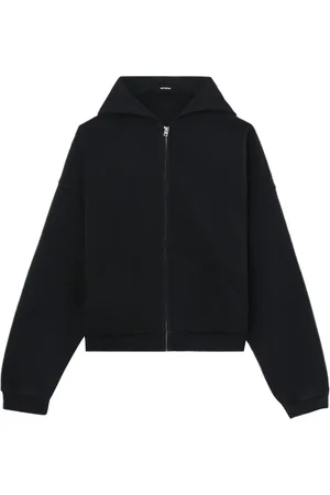 We11 Done Spiked zip-up hoodie