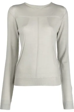 Rick Owens Panelled virgin wool jumper