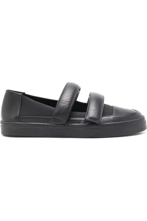 Gloria Coelho Double-strap faux-leather sneakers