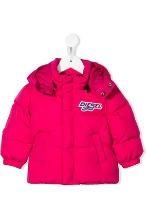 Diesel Logo-patch puffer jacket