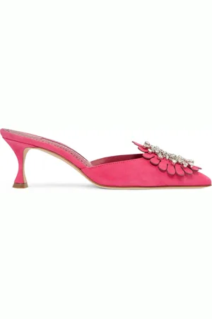 Manolo Blahnik 50mm Shog mules