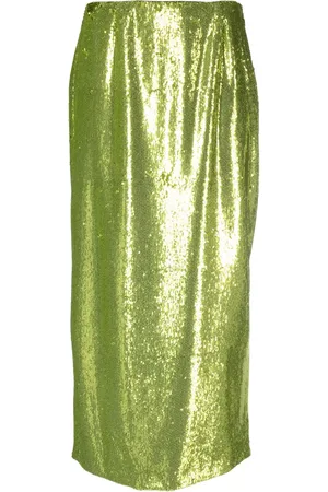 Serafini Sequinned midi skirt
