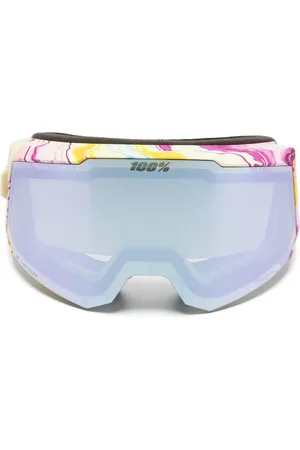 100% Eyewear Snowcraft S mirrored ski goggles