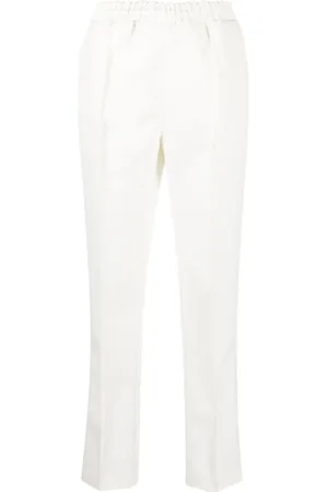 Serafini High-rise straight-leg trousers