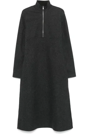 Jil Sander Virgin wool midi dress