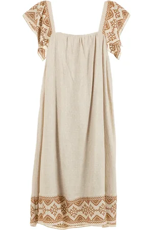 Olympiah Intarsia-print dress
