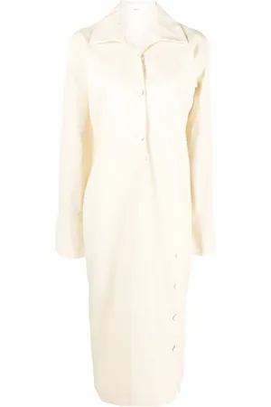 Bally Button-up long-sleeves dress