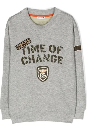 Dolce & Gabbana Slogan-print long-sleeved sweatshirt