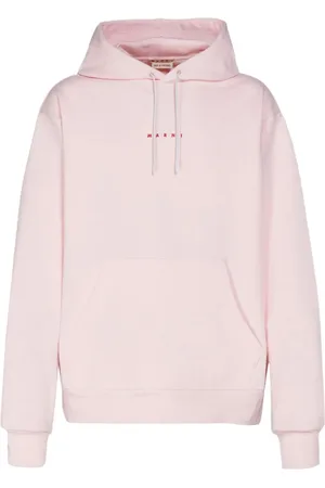 Marni Logo-print cotton hoodie