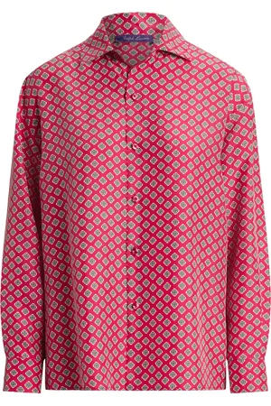 Ralph Lauren Cagney printed silk blouse