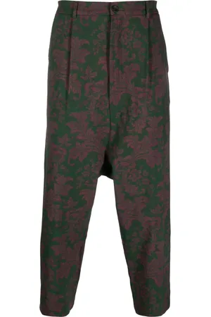PIERRE-LOUIS MASCIA Floral-print trousers