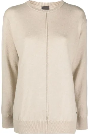 LORENA ANTONIAZZI Front seam knitted sweater