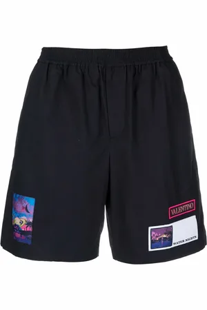 VALENTINO GARAVANI Patch-detail Bermuda shorts