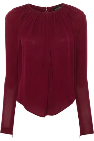 Giambattista Valli Pleat-detail blouse