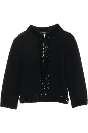 CHANEL 1986-1988 sequin-detailing cardigan