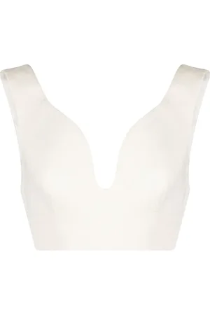 Jil Sander Open-back sleeveless crop top