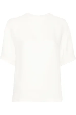 VALENTINO GARAVANI Crew-neck silk T-shirt
