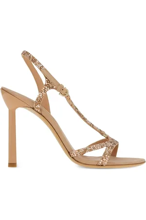Salvatore Ferragamo Gancini 105mm crystal-embellished sandals