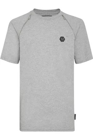 Philipp Plein Zip-detail cotton T-shirt
