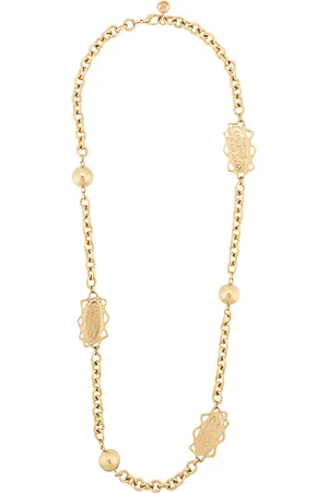 Givenchy 1990s sphere and sun motifs chain