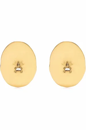 Patou Large face clip-on earrings