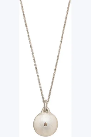 PARTS OF FOUR Disk diamond-encrusted necklace