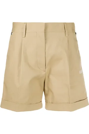 OFF-WHITE High waisted cotton shorts