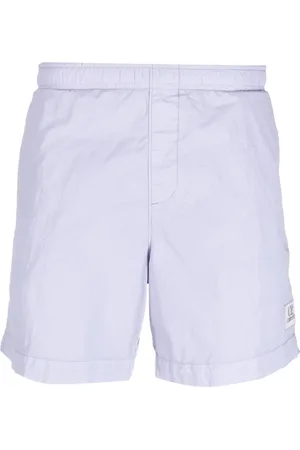 C.P. Company Logo-patch elasticated-waist shorts