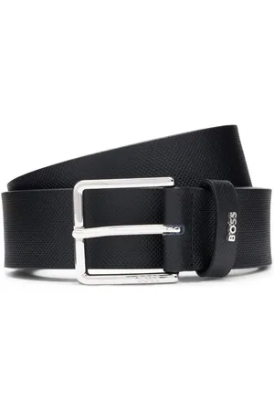 HUGO BOSS Textured leather belt
