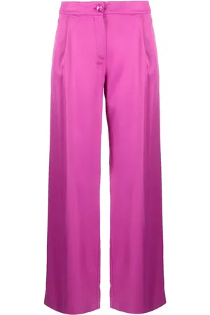 Patrizia Pepe Pleat-detailing wide-leg trousers
